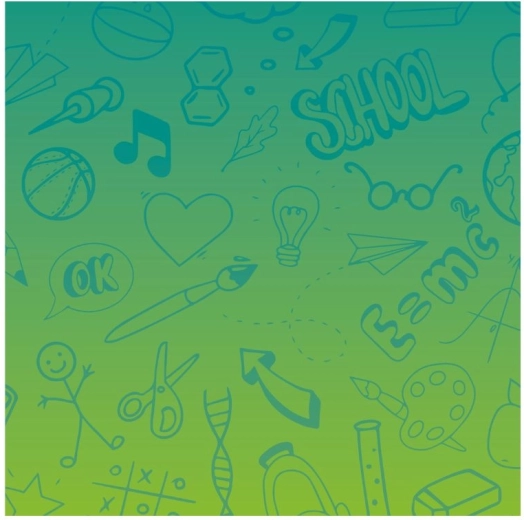 Ubrus do výtvarné výchovy 65 × 50 cm BTS Ombre Boy