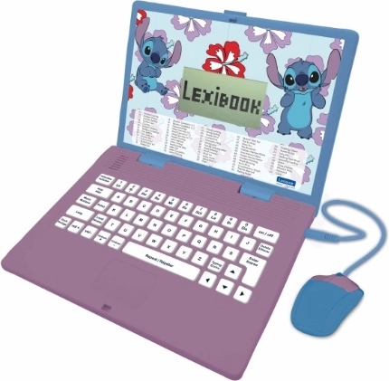 Edukativní dětský laptop Lexibook Stitch v polštině a angličtině