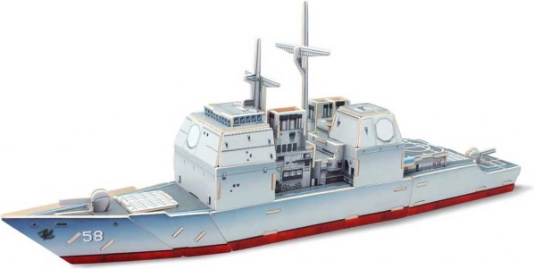 RoboTime dřevěná skládačka křižník Aegis