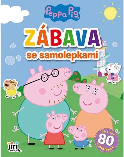Samolepková knížka Prasátko Peppa – zábava se samolepkami