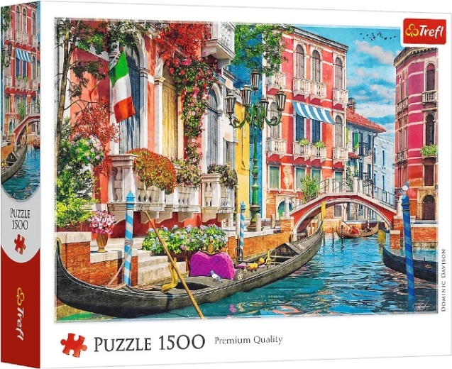 Puzzle Letní odpoledne v Benátkách 1500 dílků