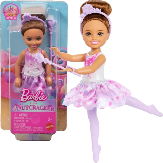 Barbie Chelsea sněžná víla baletka z Barbie v Louskáčkovi - 1 kus