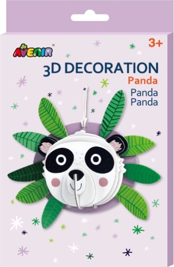 3D dekorace panda
