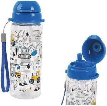 Dětská tritanová láhev Staveniště 400 ml