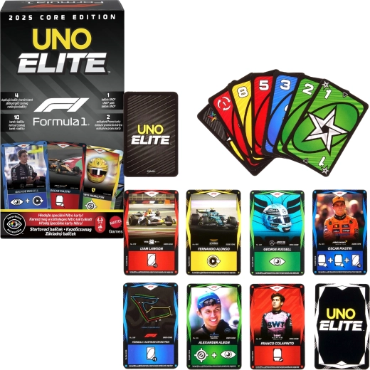 Mattel UNO Elite Formula 1 2025 startovní balíček