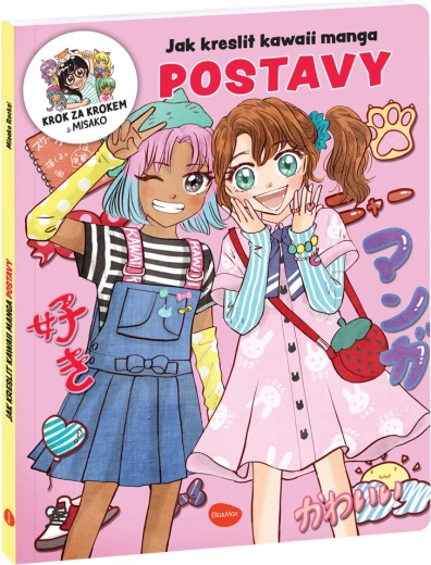 Jak kreslit kawaii manga postavy krok za krokem s Misako