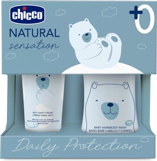 Chicco dárková sada Natural Sensation Daily Protection pro novorozence