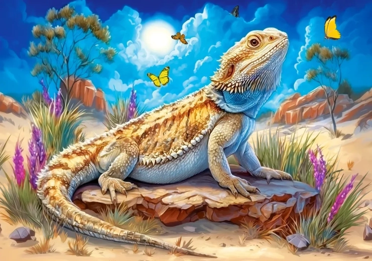 Puzzle Ještěří král 500 dílků CASTORLAND