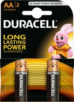 Duracell Basic AA alkalické tužkové baterie 2 ks