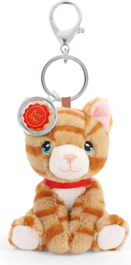 Keeleco přívěsek na tašku zrzavá kočka 12 cm