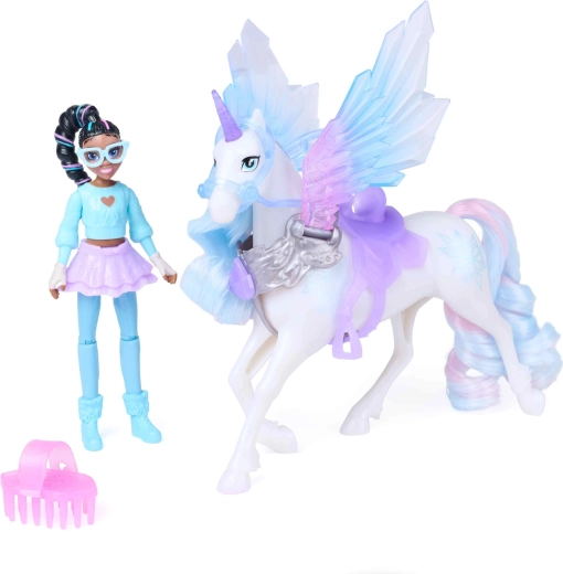 Unicorn Academy kouzelná křídla Glacier a Layla 11 cm