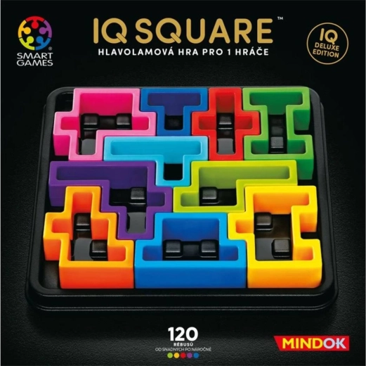 MINDOK SMART GAMES IQ Deluxe Square logický hlavolam
