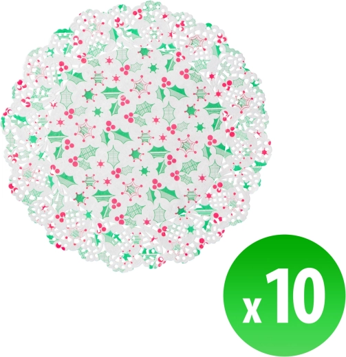 Vánoční papírové prostírání pod talíř 26,5 cm - 1 kus