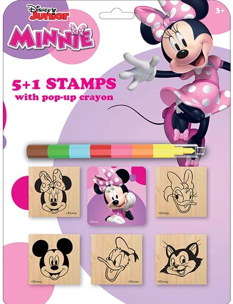 Razítkovací sada s voskovkou MINNIE 5+1