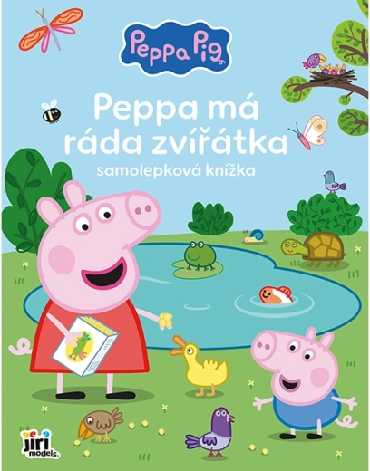 Velká samolepková knížka Peppa má ráda zvířátka