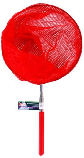 Teleskopická síťka na motýly a rybičky TORO