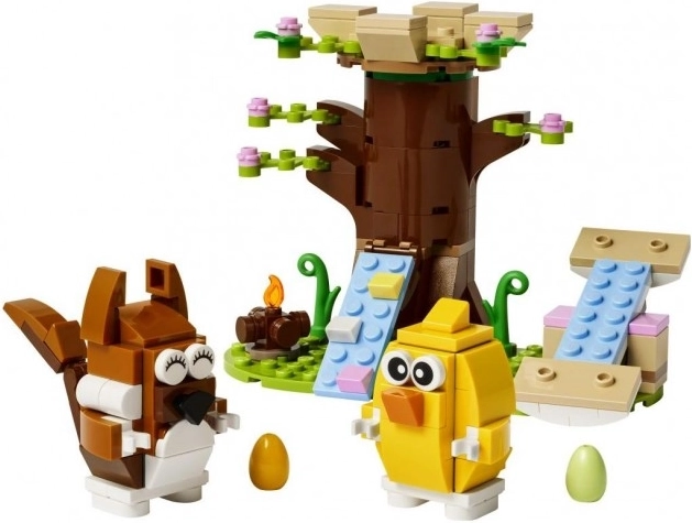 LEGO® Iconic 40709 Jarní hřiště pro zvířátka