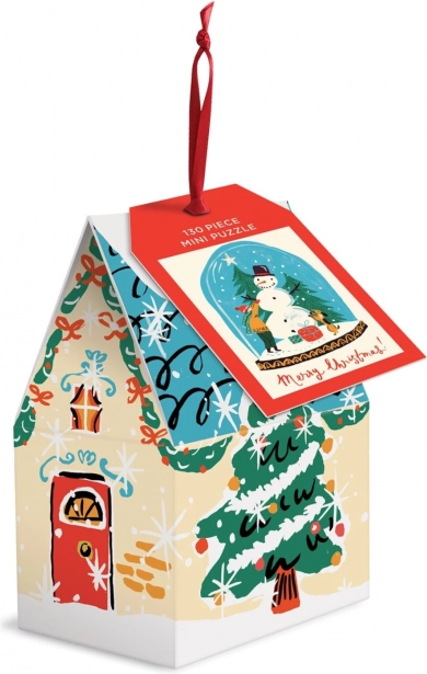 Zimní puzzle sněžíítko GALISON 130 dílků