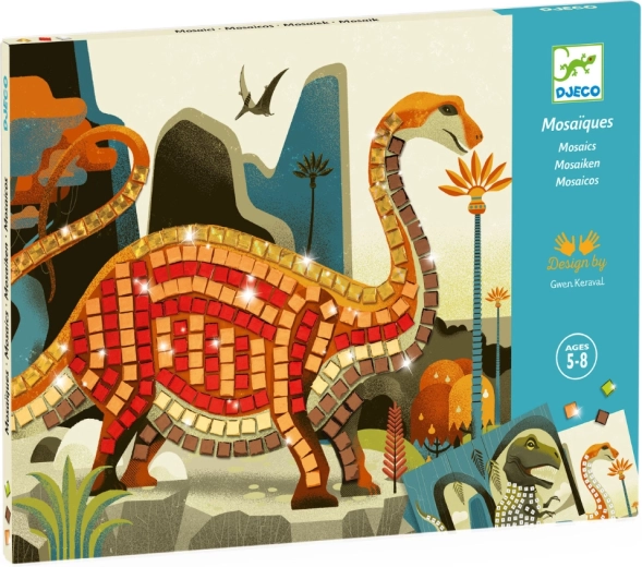 Djeco mozaikové obrázky Dinosauři