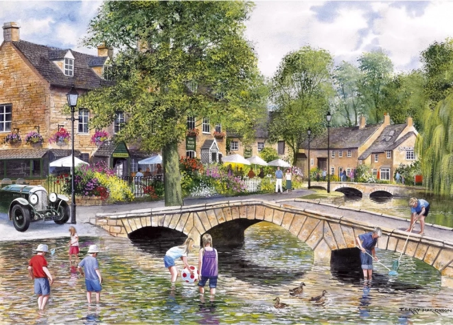 Puzzle Vesnice Bourton on the Water 1000 dílků