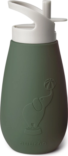 NuuRoo Pax silikonová láhev dusty green