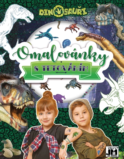 Omalovánky s tetováním dinosauři