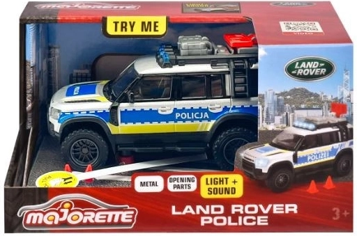 Majorette Grand Land Rover policie 12,5 cm