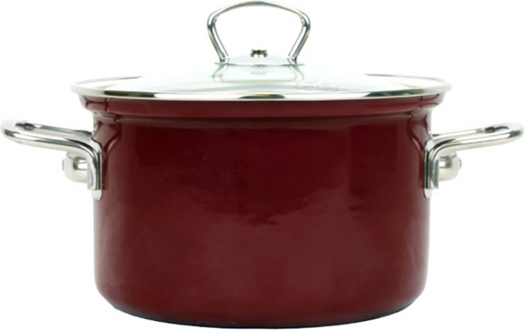 Hrnec BELIS Eco-Ceramic 16 cm se skleněnou poklicí, 2,1 l