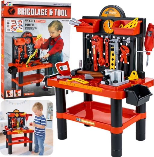 Dětský pracovní ponk s nářadím 70 cm