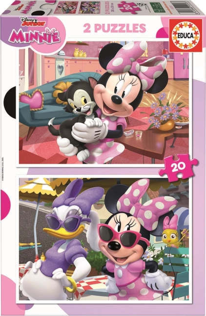 Educa puzzle Minnie 2x20 dílků