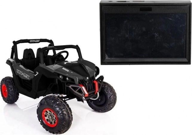 LCD hudební panel do auta na akumulátor