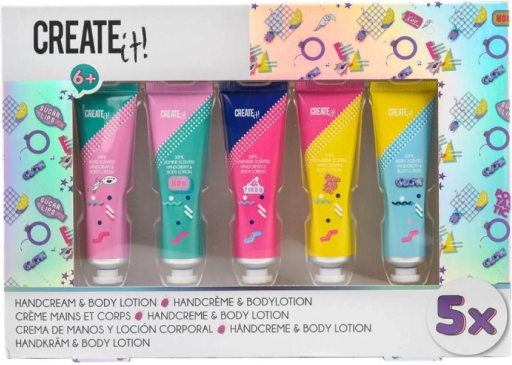 Sada krémů na ruce a tělo Create it (5× 30 ml)