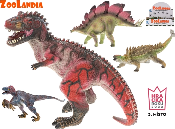 Zoolandia dinosauří figurky – sada 4 realistických dinosaurů