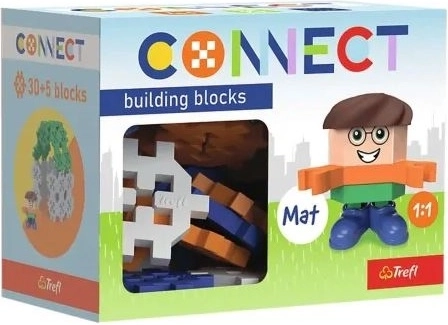 Stavebnice Connect Pocket Boy Mat, 35 dílků