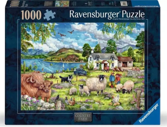 Ravensburger puzzle venkovská farma 1000 dílků