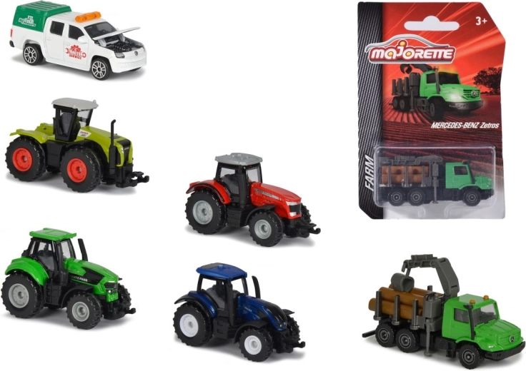 Majorette kovové farmářské vozidlo 7 cm - 1 kus