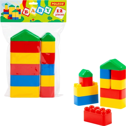 Dětské stavební kostky Baby 12 ks