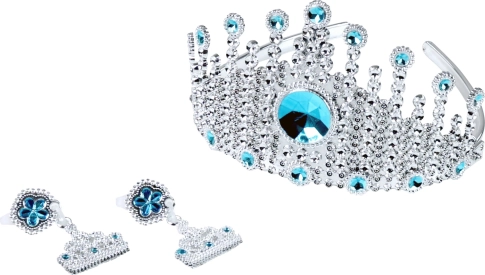 Korunka princezny s náušnicemi Zimní království