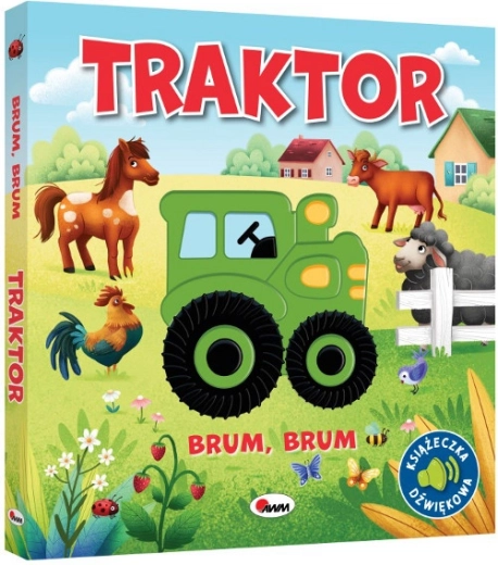Brum Brum traktor – smyslová knížka se zvuky pro děti