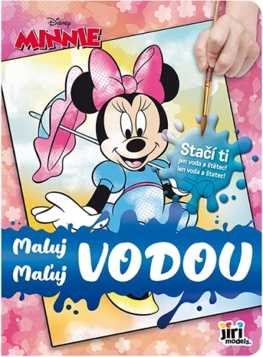 Maluj vodou Minnie – kouzelné omalovánky
