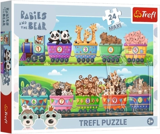 Maxi puzzle Svět malých dobrodružství, 24 dílků