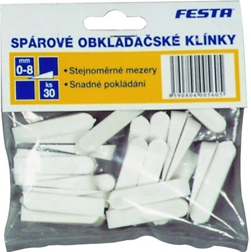 Obkladačské plastové klínky 0–4 mm, 100 ks FESTA