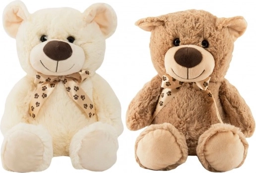 Plyšový medvídek 32 cm s mašlí Sun-Day