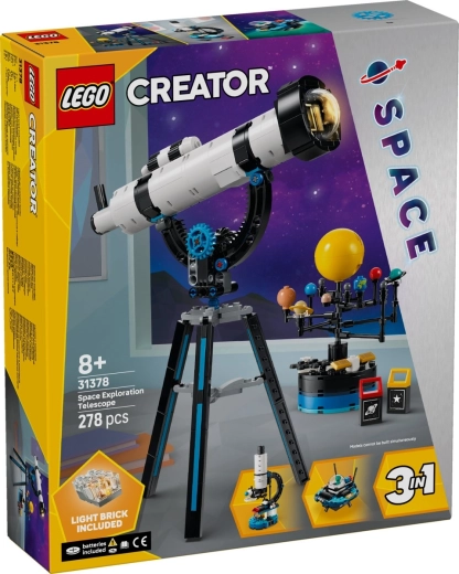 LEGO Creator 3 v 1 teleskop pro objevování vesmíru