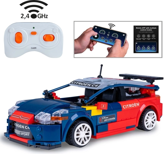 CaDA Citroën C4 WRC 2008 RC stavebnice 1:20