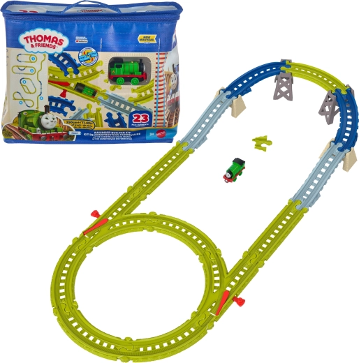 Thomas and Friends sada kolejí v tašce 350 cm + lokomotiva Petr