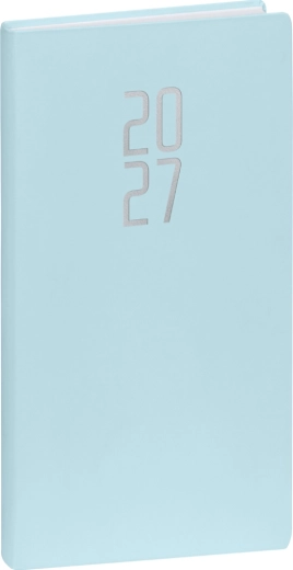 Notique kapesní diář Ponza 2027 světle modrý 9 × 15,5 cm