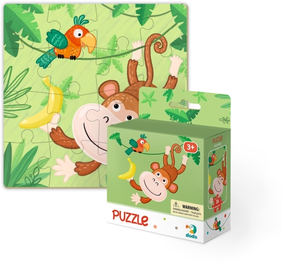 DODO puzzle Opička 16 dílků