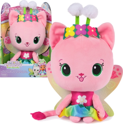 Spin Master Gabby’s Dollhouse plyšová víla kočička Wróżkicia interaktivní 35 cm