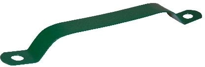 Poplastovaná objímka na sloupek 38 mm, zelená